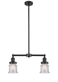 Canton 21-Inch 2-Light Stem-Hung Island Light Up to 44.625-Inch High