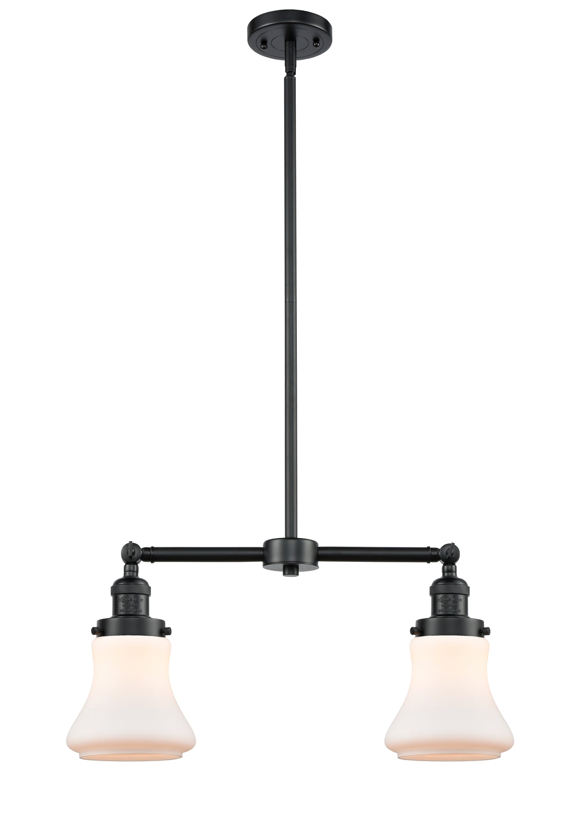 Bellmont 21-Inch 2-Light Stem-Hung Island Light