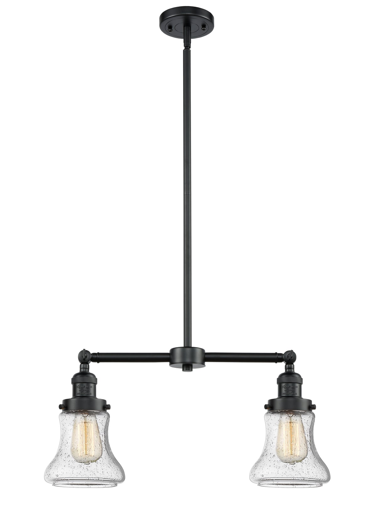 Bellmont 21-Inch 2-Light Stem-Hung Island Light