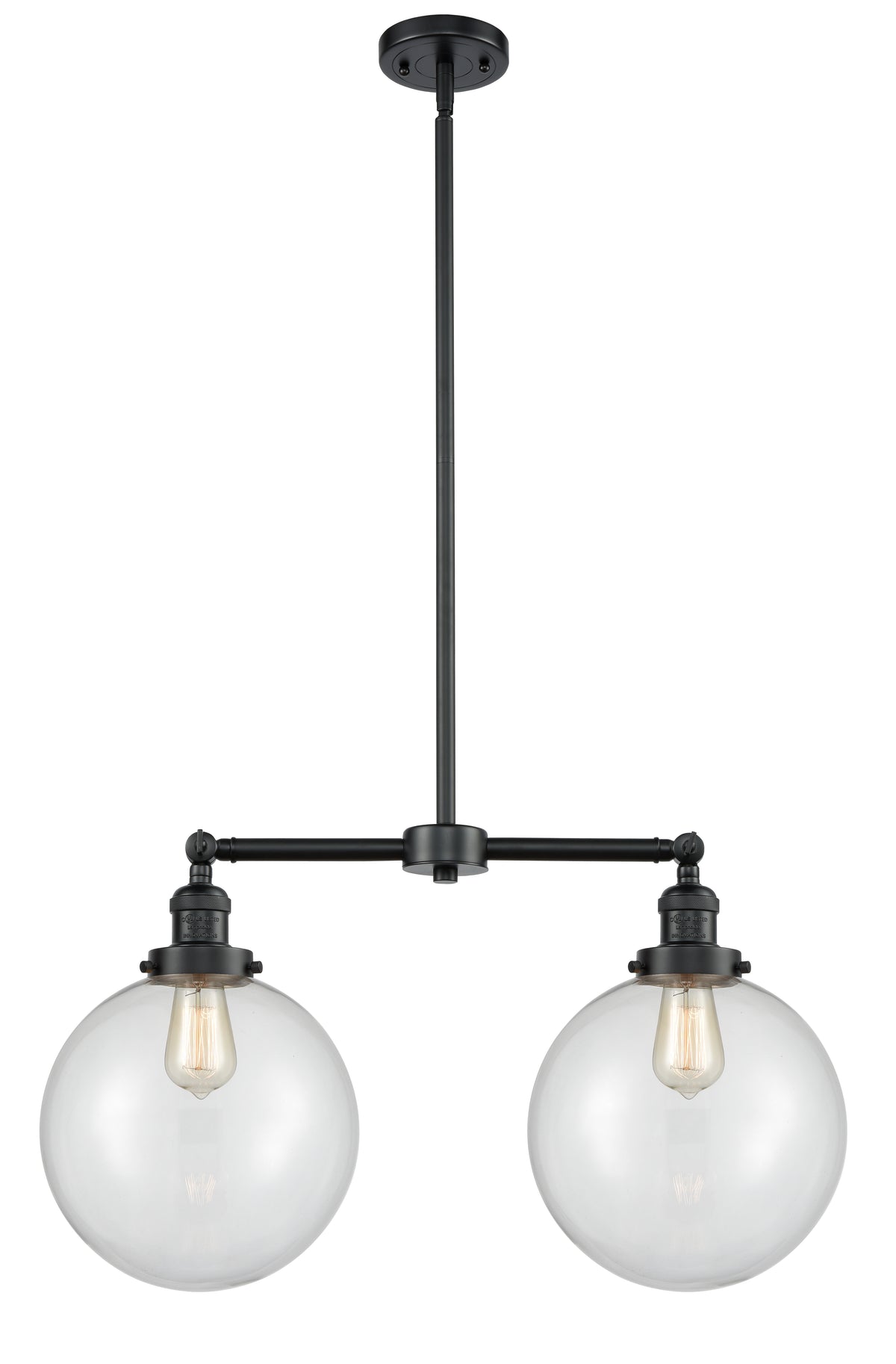 Beacon 25-Inch 2-Light Stem-Hung Island Light 14-Inch High