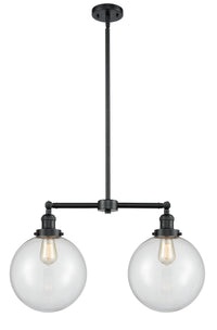 Beacon 25-Inch 2-Light Stem-Hung Island Light 14-Inch High