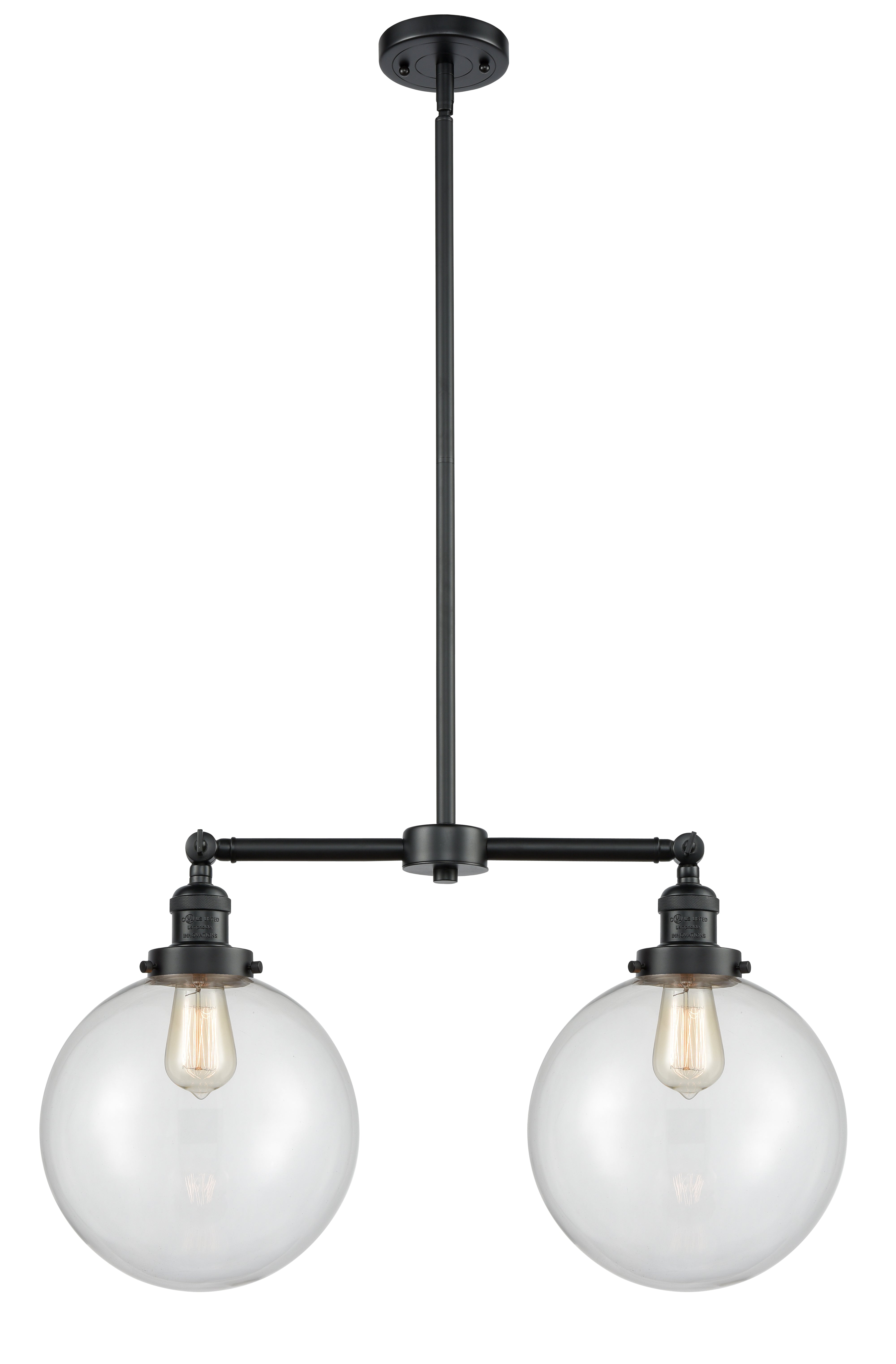 Franklin Restoration Island Light Brass Glass