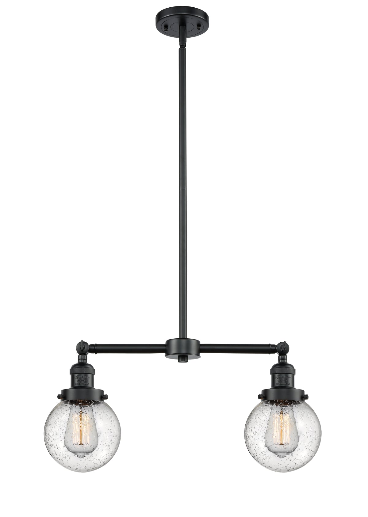 Beacon 23-Inch 2-Light Stem-Hung Island Light with LED Bulbs