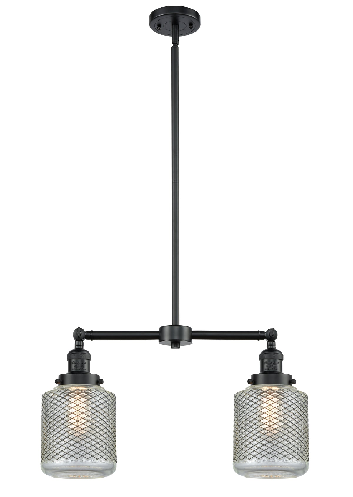 Stanton 23-Inch 2-Light Stem-Hung Island Light with LED Bulbs