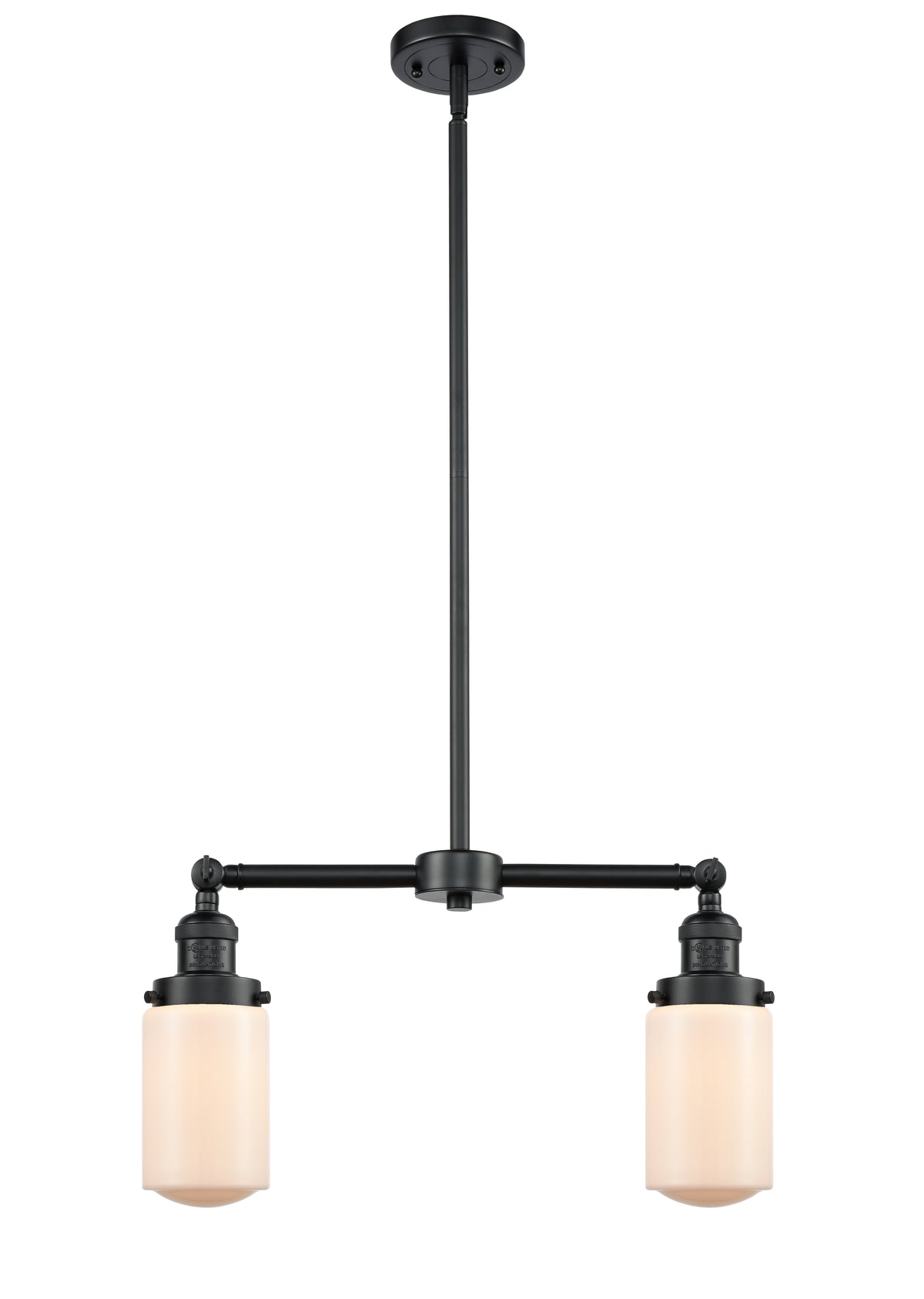 Dover 21-Inch 2-Light Stem-Hung Island Light
