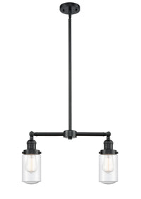 Dover 21-Inch 2-Light Stem-Hung Island Light with LED Bulbs