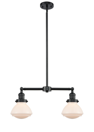 Franklin Restoration Island Light Brass Glass