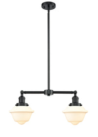 Oxford 24-Inch 2-Light Stem-Hung Island Light
