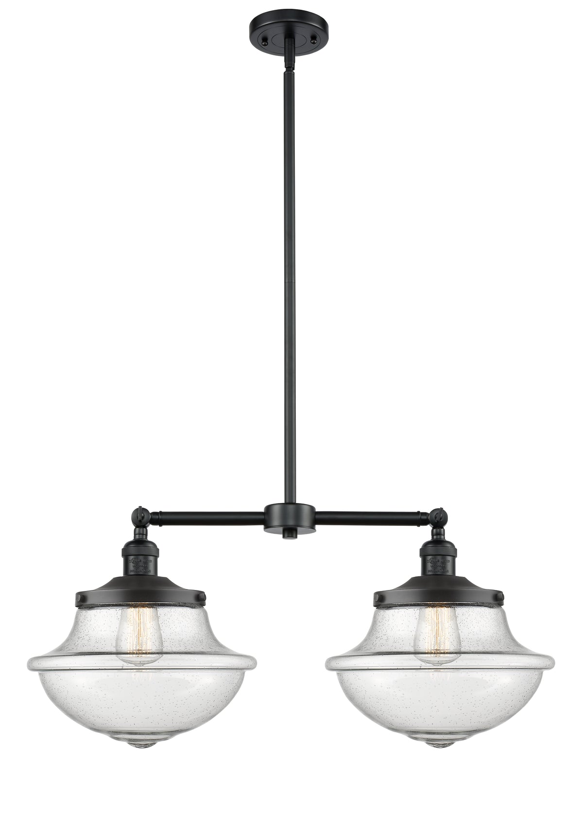 Oxford 25-Inch 2-Light Stem-Hung Island Light