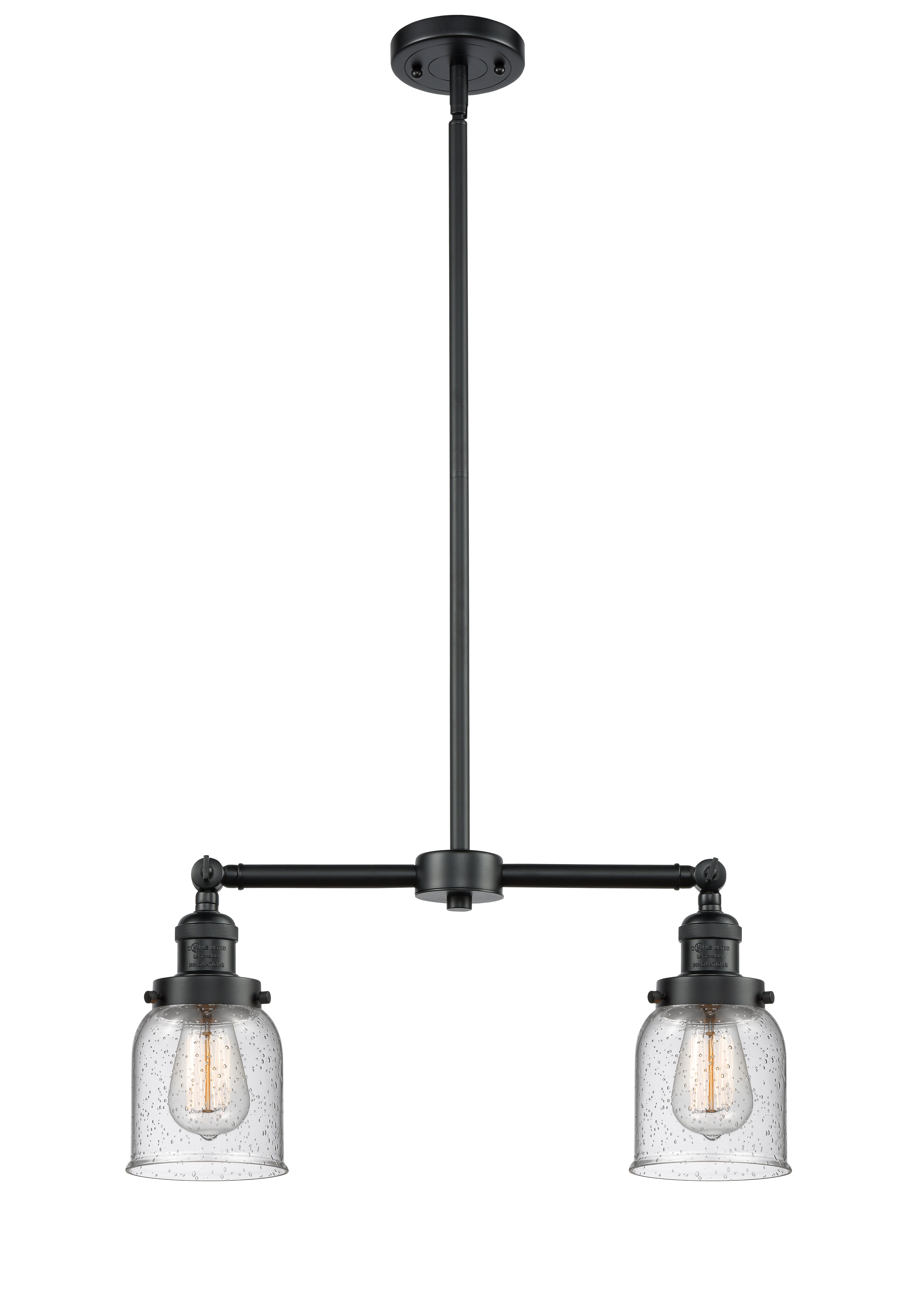 Franklin Restoration Brass Glass Island Light