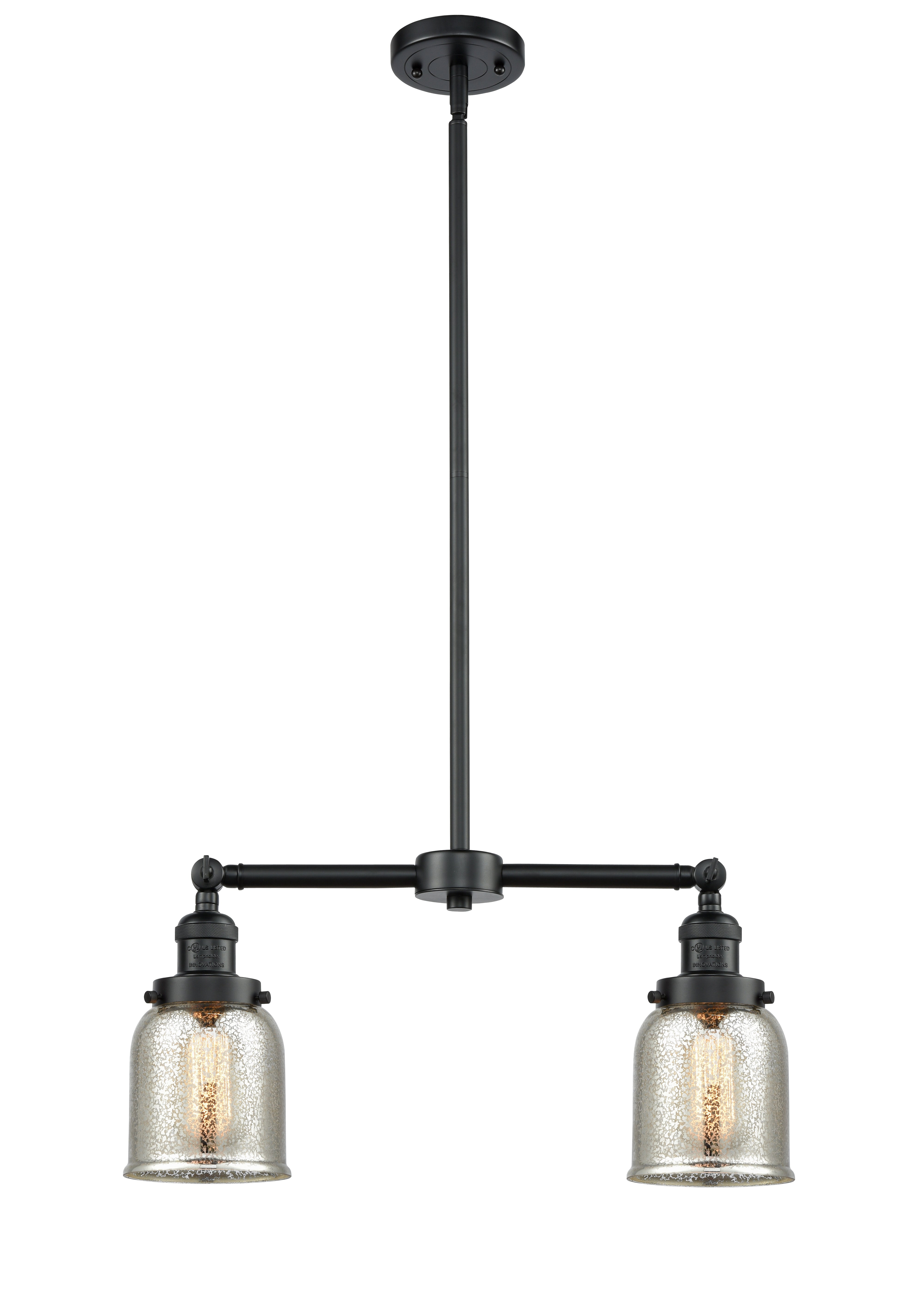 Franklin Restoration Brass Glass Island Light
