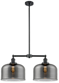 Bell 21-Inch 2-Light Stem-Hung Island Light Up to 47.125-Inch High