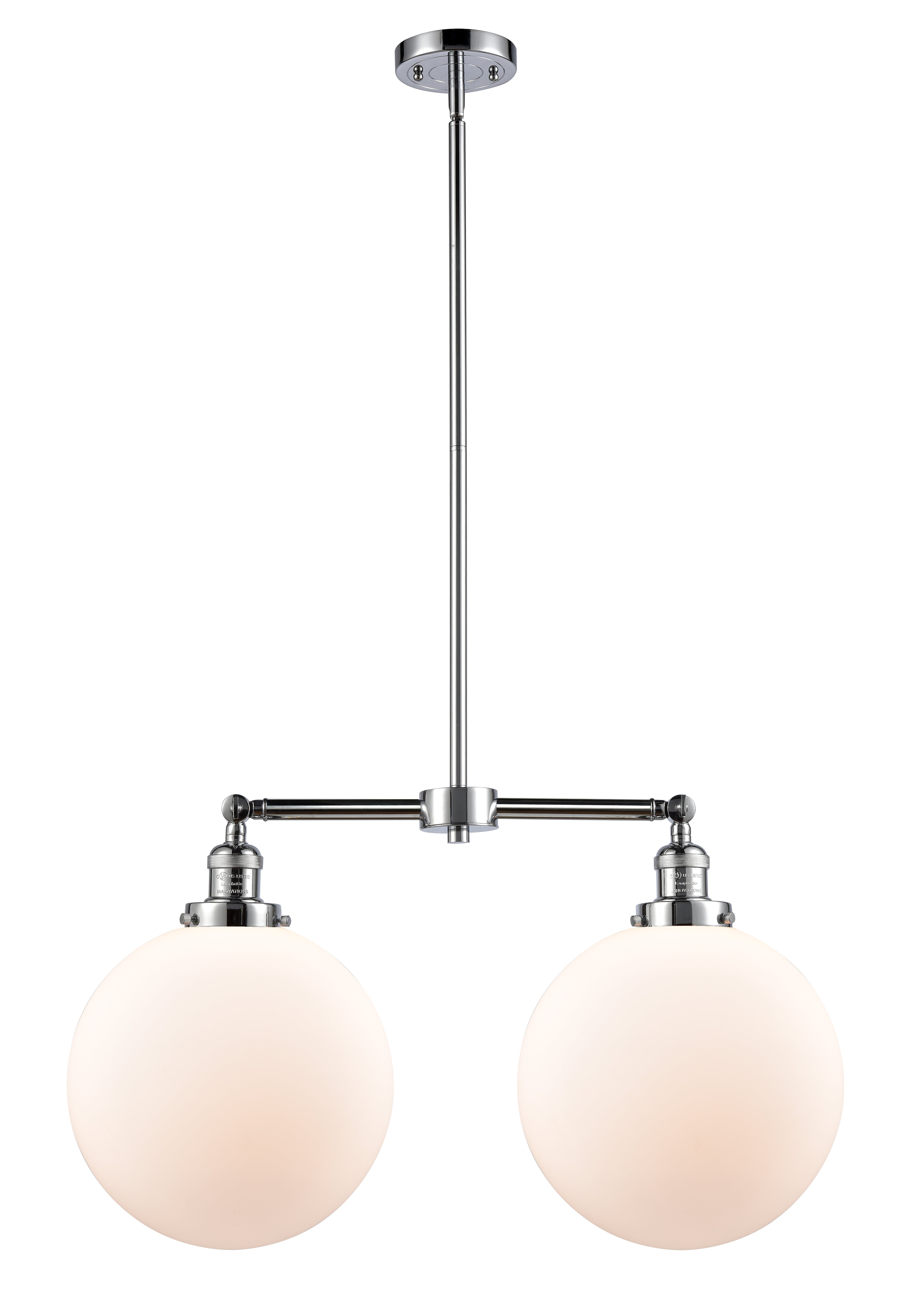 Franklin Restoration Island Brass Steel Light