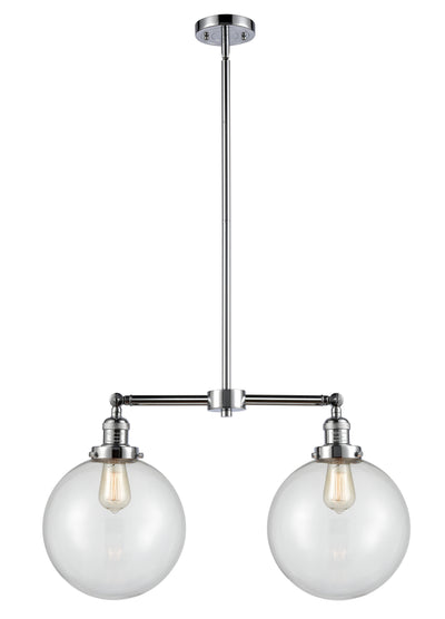 Franklin Restoration Island Light Brass Glass