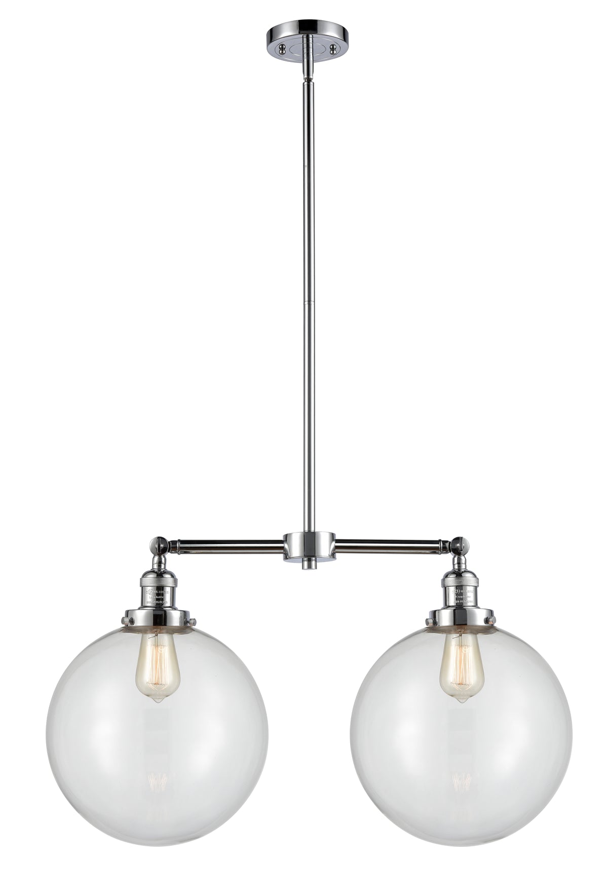 Beacon 27-Inch 2-Light Stem-Hung Island Light with LED Bulbs