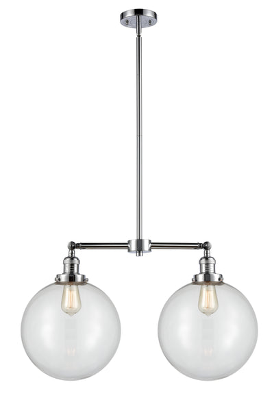 Franklin Restoration Island Brass Steel Light