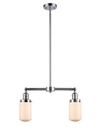 Dover 21-Inch 2-Light Stem-Hung Island Light with LED Bulbs