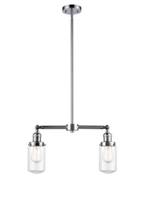 Dover 21-Inch 2-Light Stem-Hung Island Light