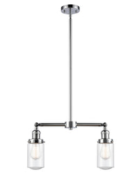 Dover 21-Inch 2-Light Stem-Hung Island Light with LED Bulbs