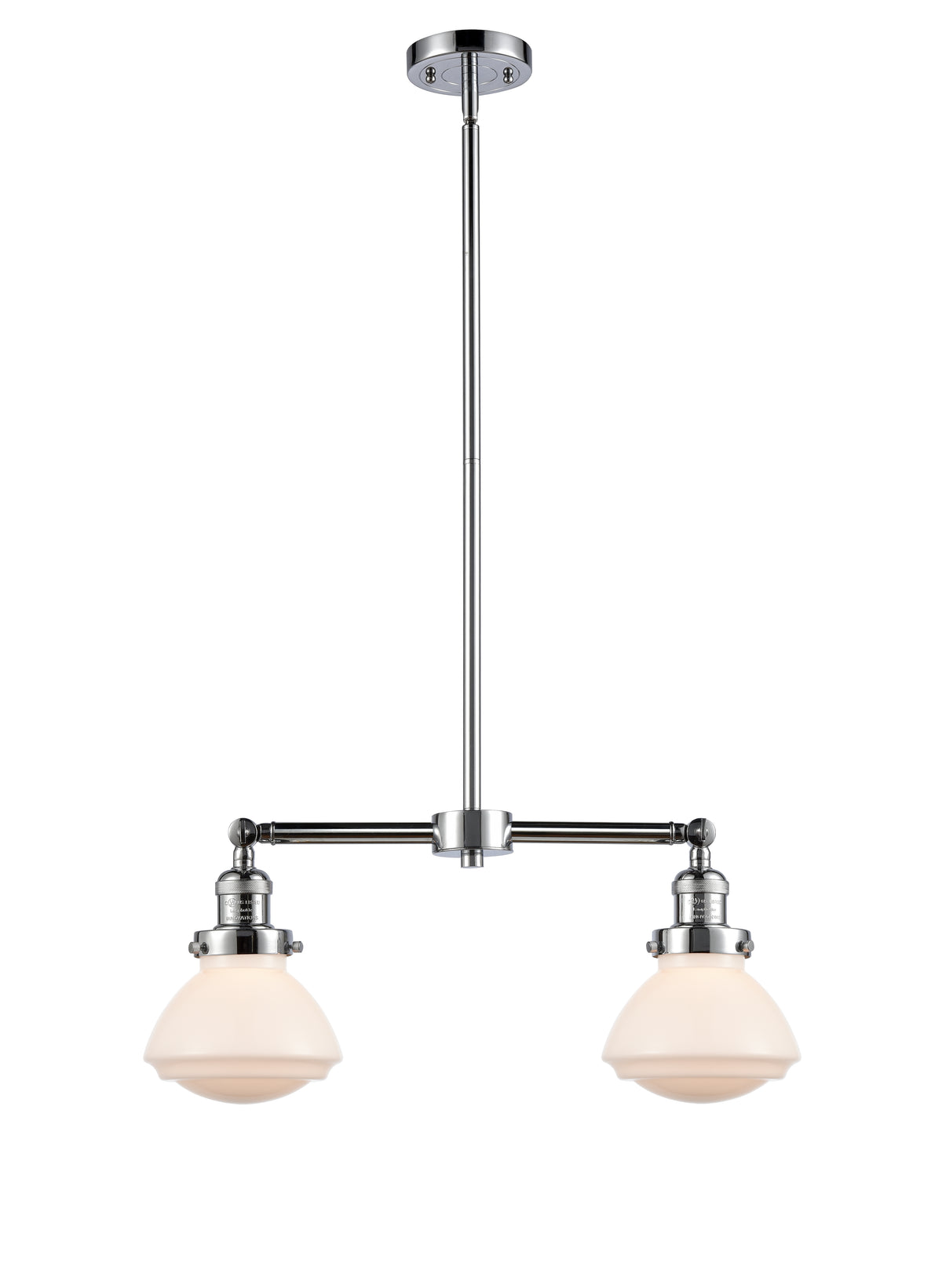 Olean 22-Inch 2-Light Stem-Hung Island Light