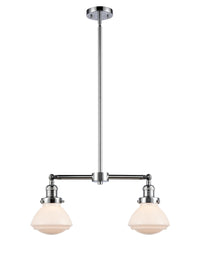 Olean 22-Inch 2-Light Stem-Hung Island Light with LED Bulbs
