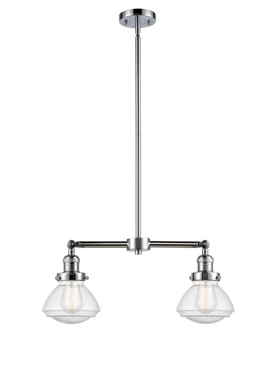 Franklin Restoration Island Light Brass Glass
