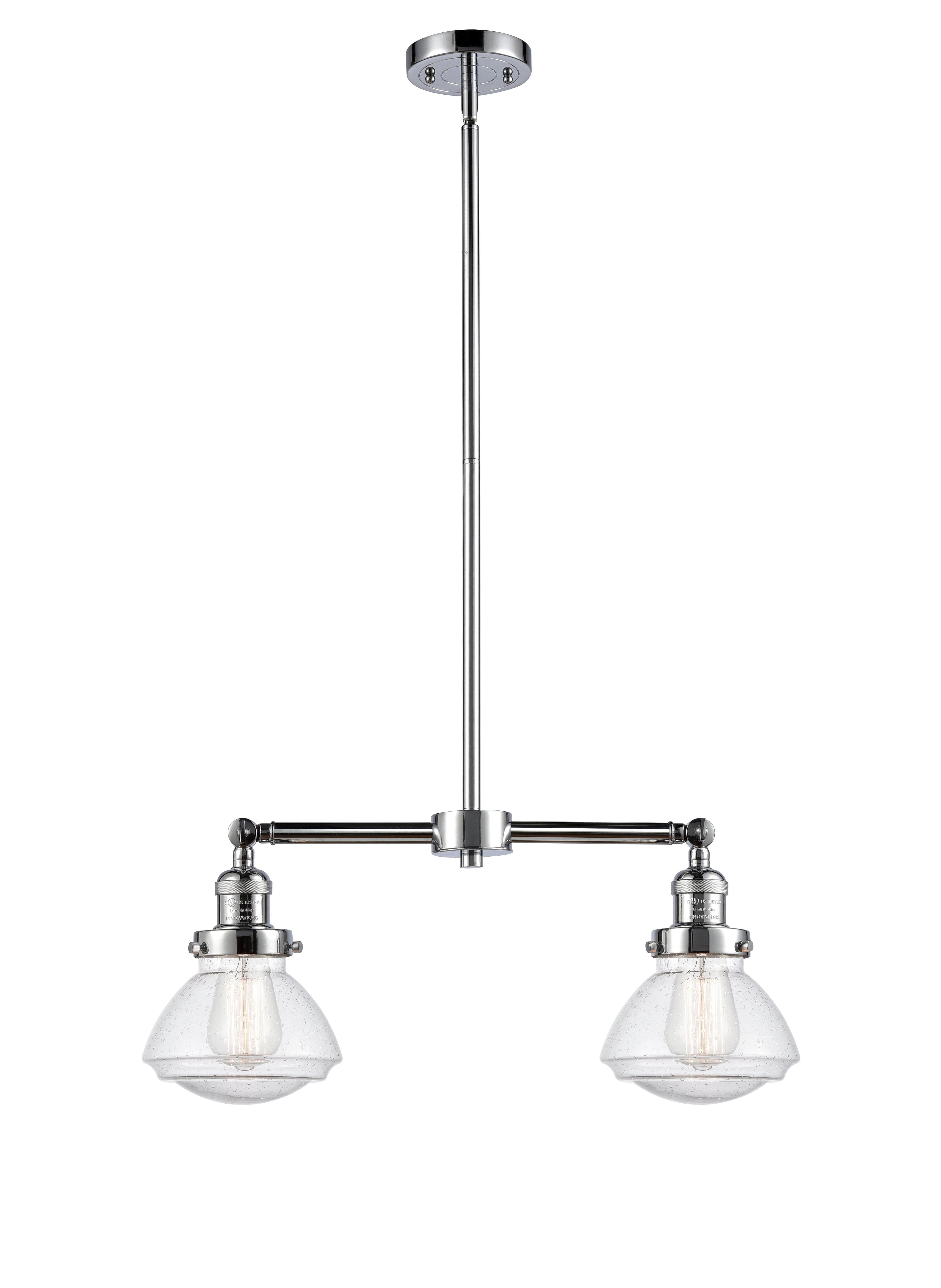 Franklin Restoration Island Light Brass Glass