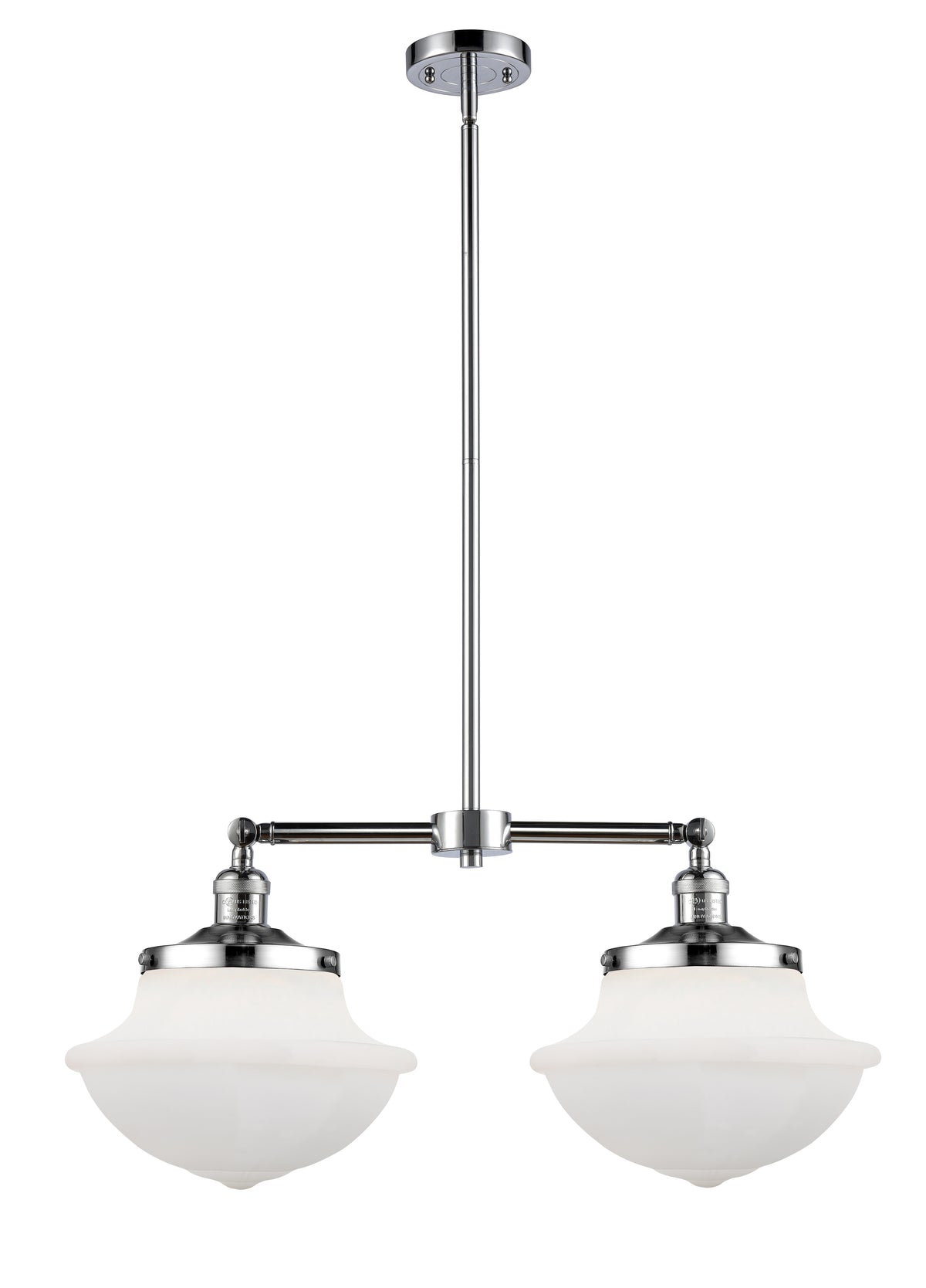 Oxford 25-Inch 2-Light Stem-Hung Island Light