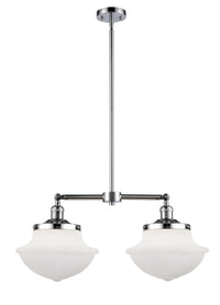 Oxford 25-Inch 2-Light Stem-Hung Island Light