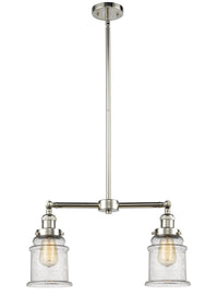 Canton 21-Inch 2-Light Stem-Hung Island Light Up to 46.375-Inch High