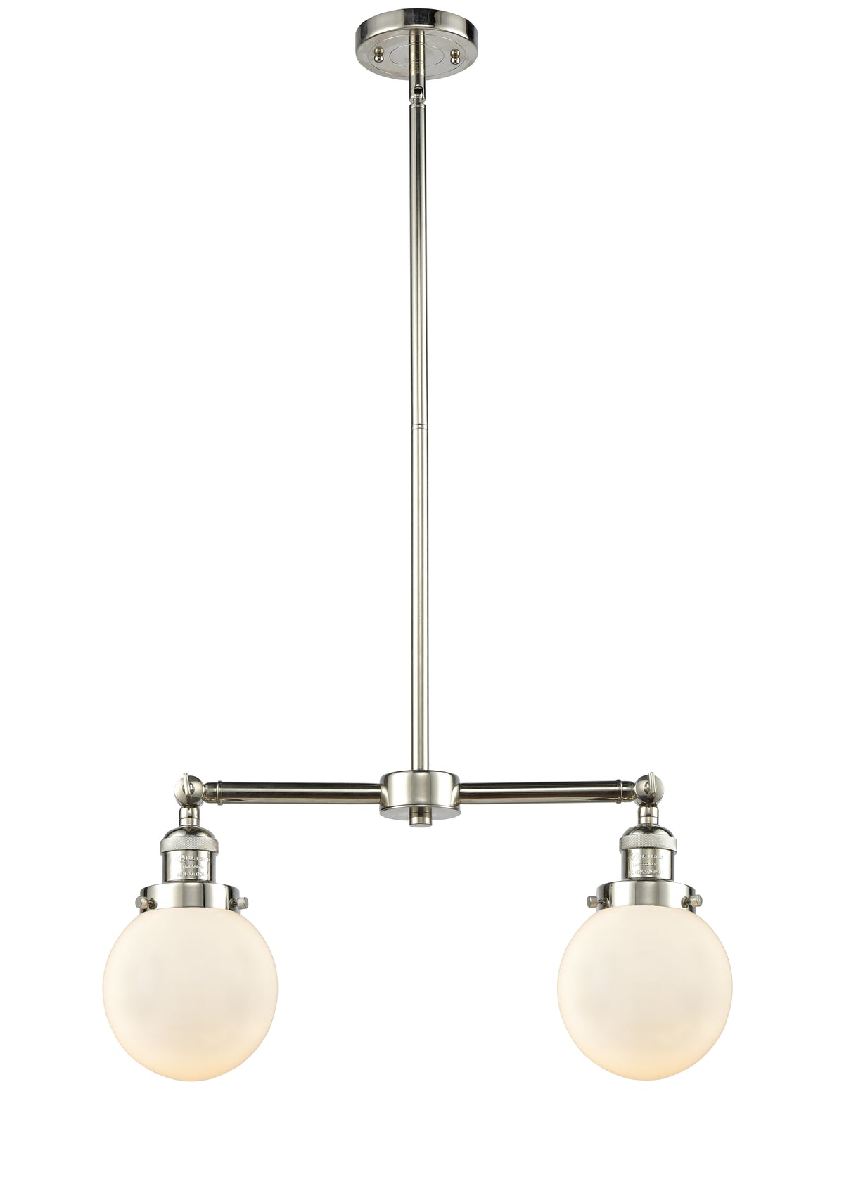 Beacon 23-Inch 2-Light Stem-Hung Island Light with LED Bulbs