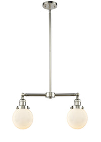 Beacon 23-Inch 2-Light Stem-Hung Island Light with LED Bulbs