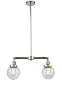 Beacon 23-Inch 2-Light Stem-Hung Island Light with LED Bulbs