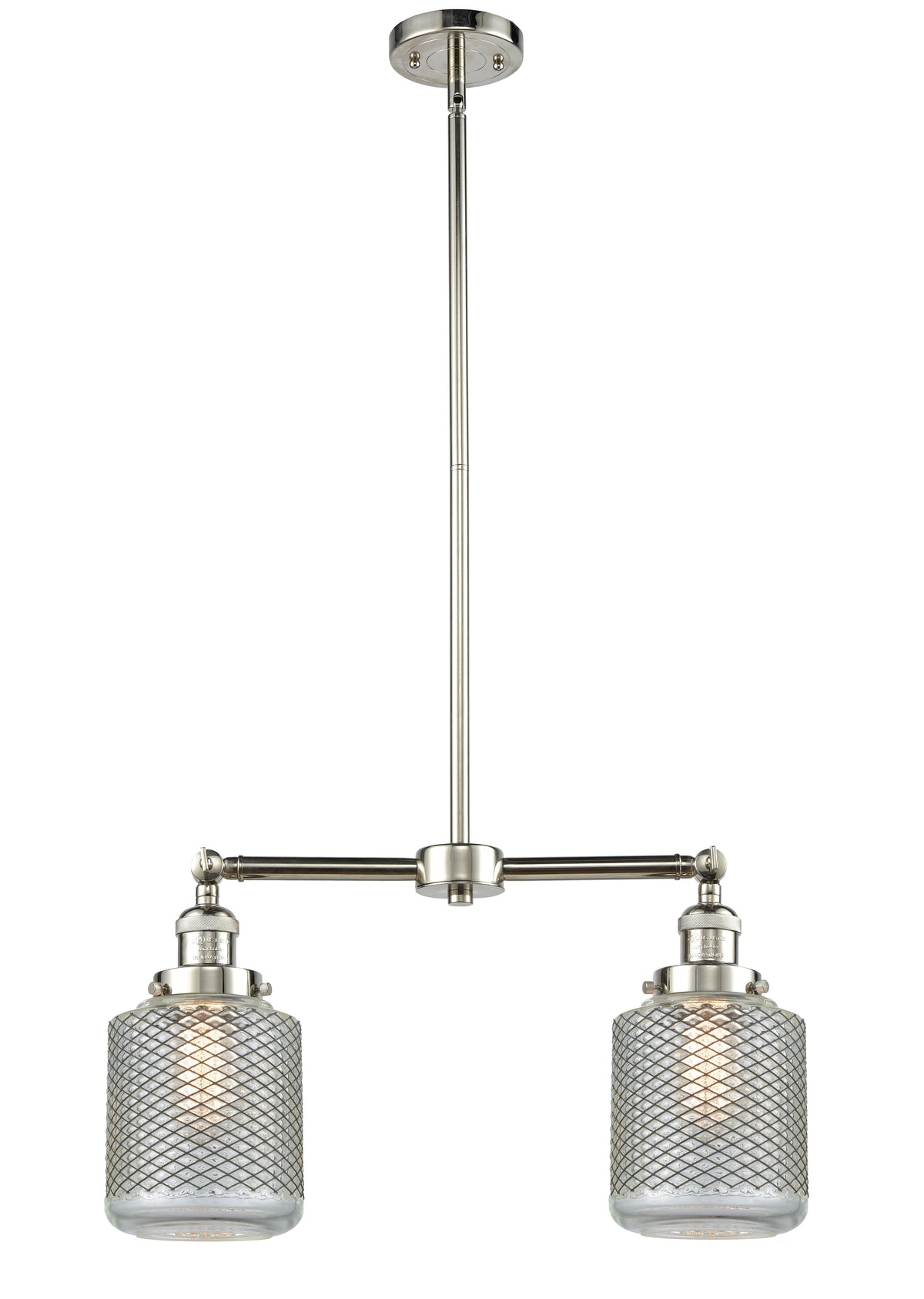 Stanton 23-Inch 2-Light Stem-Hung Island Light with LED Bulbs