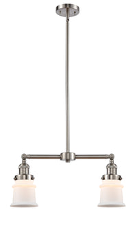 Canton 21-Inch 2-Light Stem-Hung Island Light with LED Bulbs Up to 44.625-Inch High