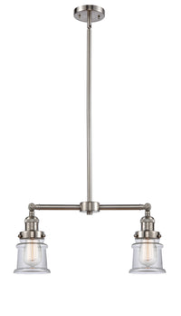 Canton 21-Inch 2-Light Stem-Hung Island Light Up to 44.625-Inch High