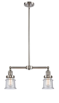 Canton 21-Inch 2-Light Stem-Hung Island Light Up to 44.625-Inch High