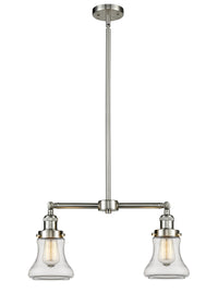 Bellmont 21-Inch 2-Light Stem-Hung Island Light