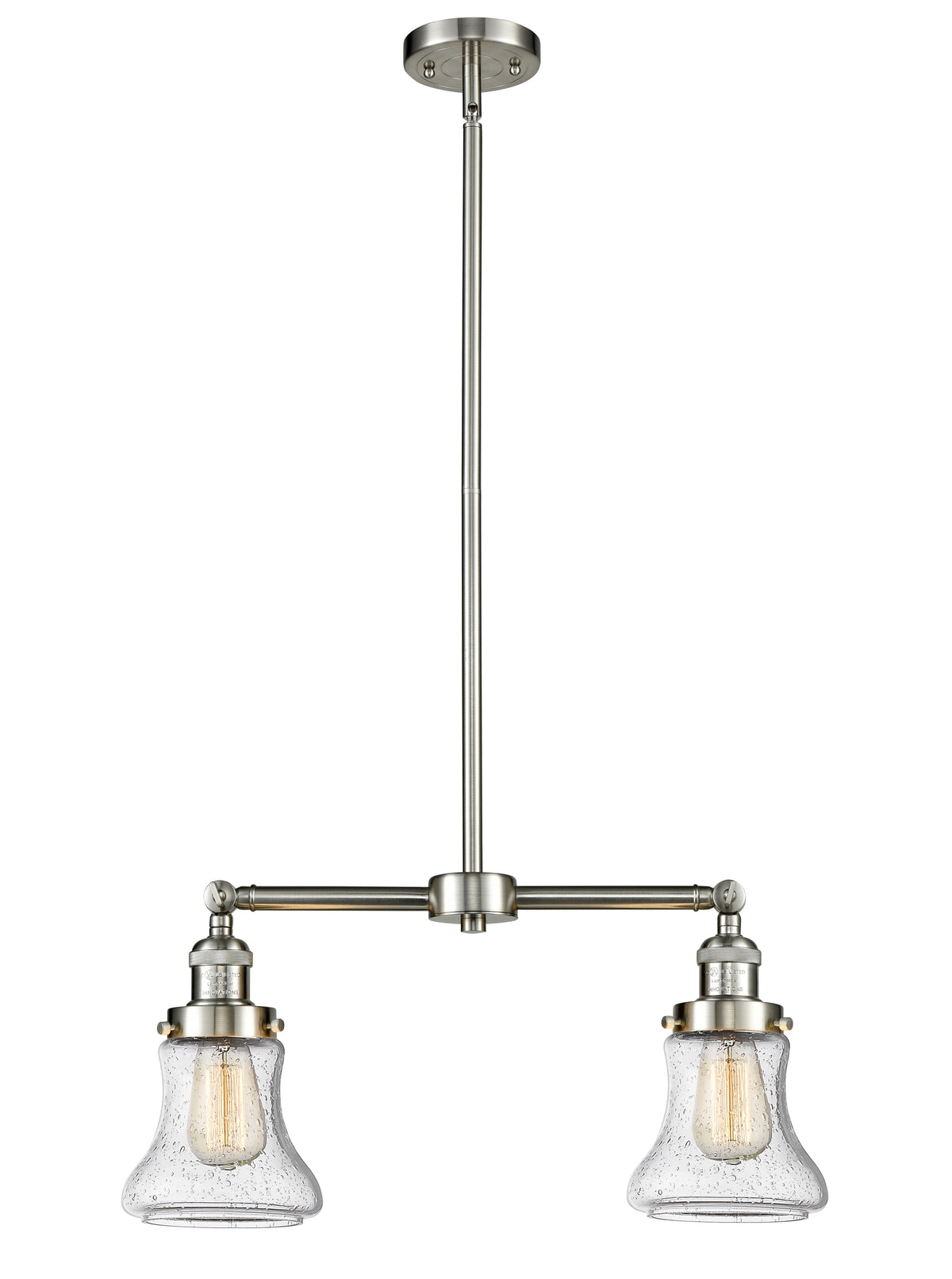 Bellmont 21-Inch 2-Light Stem-Hung Island Light