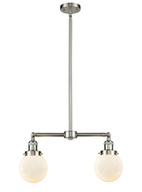 Beacon 23-Inch 2-Light Stem-Hung Island Light with LED Bulbs