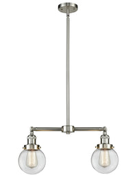 Beacon 23-Inch 2-Light Stem-Hung Island Light with LED Bulbs