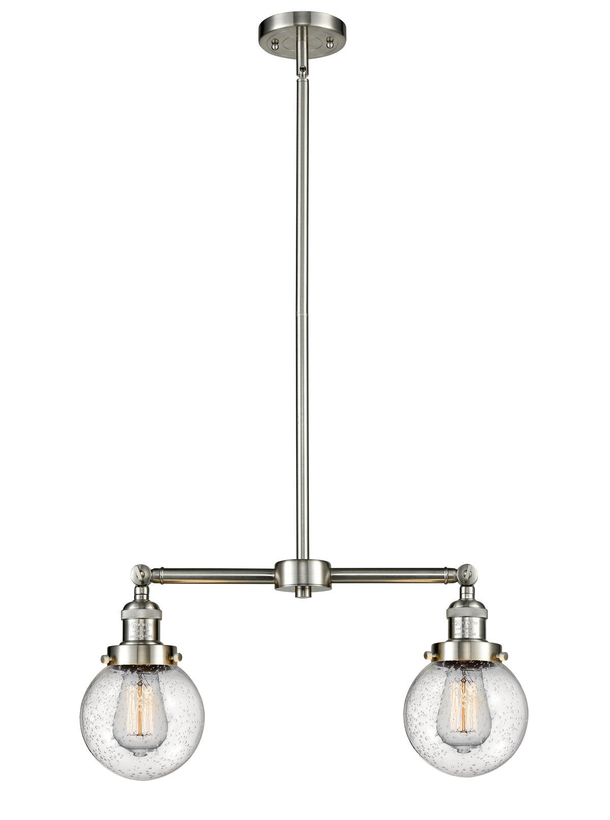 Beacon 23-Inch 2-Light Stem-Hung Island Light with LED Bulbs