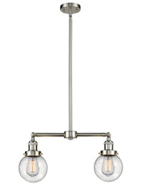 Beacon 23-Inch 2-Light Stem-Hung Island Light with LED Bulbs