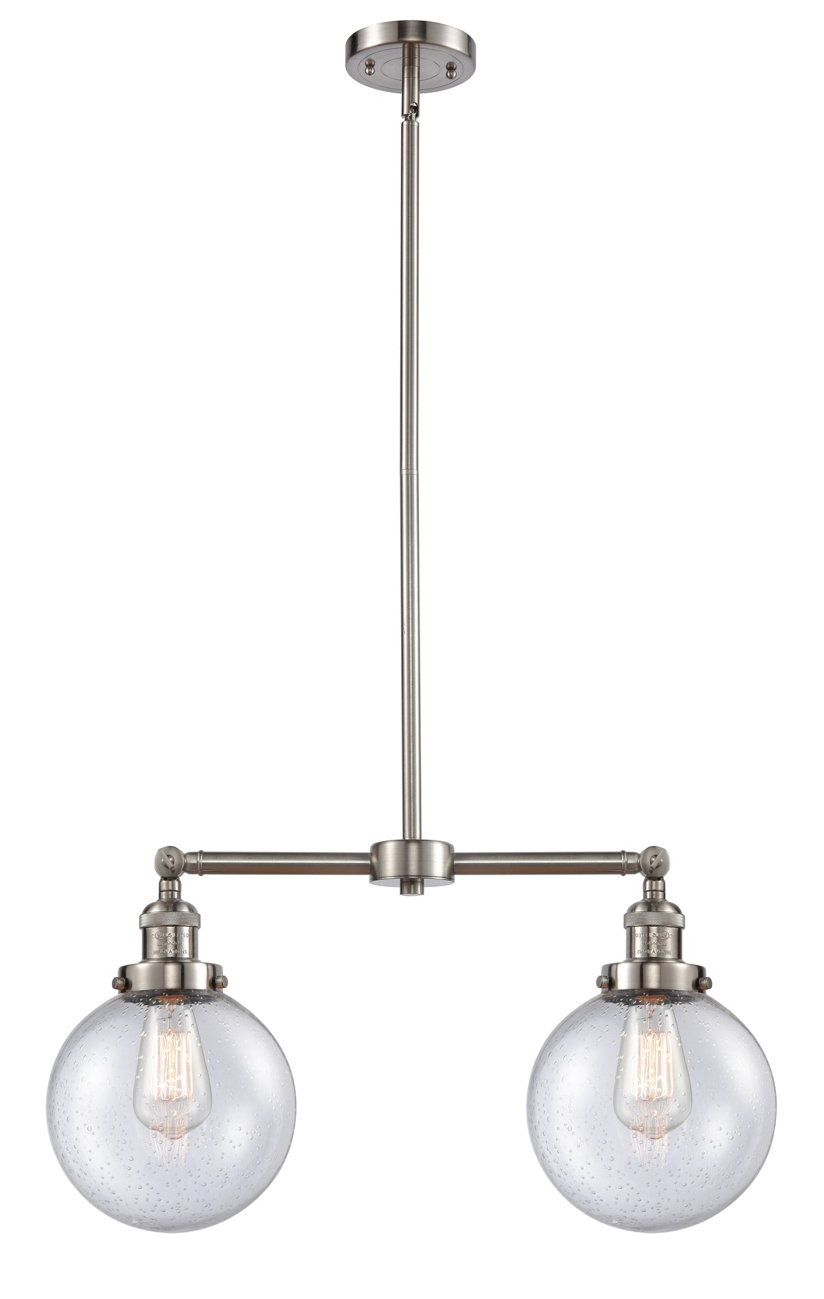 Beacon 25-Inch 2-Light Stem-Hung Island Light 12.5-Inch High