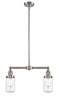 Dover 21-Inch 2-Light Stem-Hung Island Light with LED Bulbs