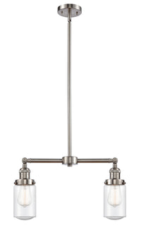Dover 21-Inch 2-Light Stem-Hung Island Light with LED Bulbs