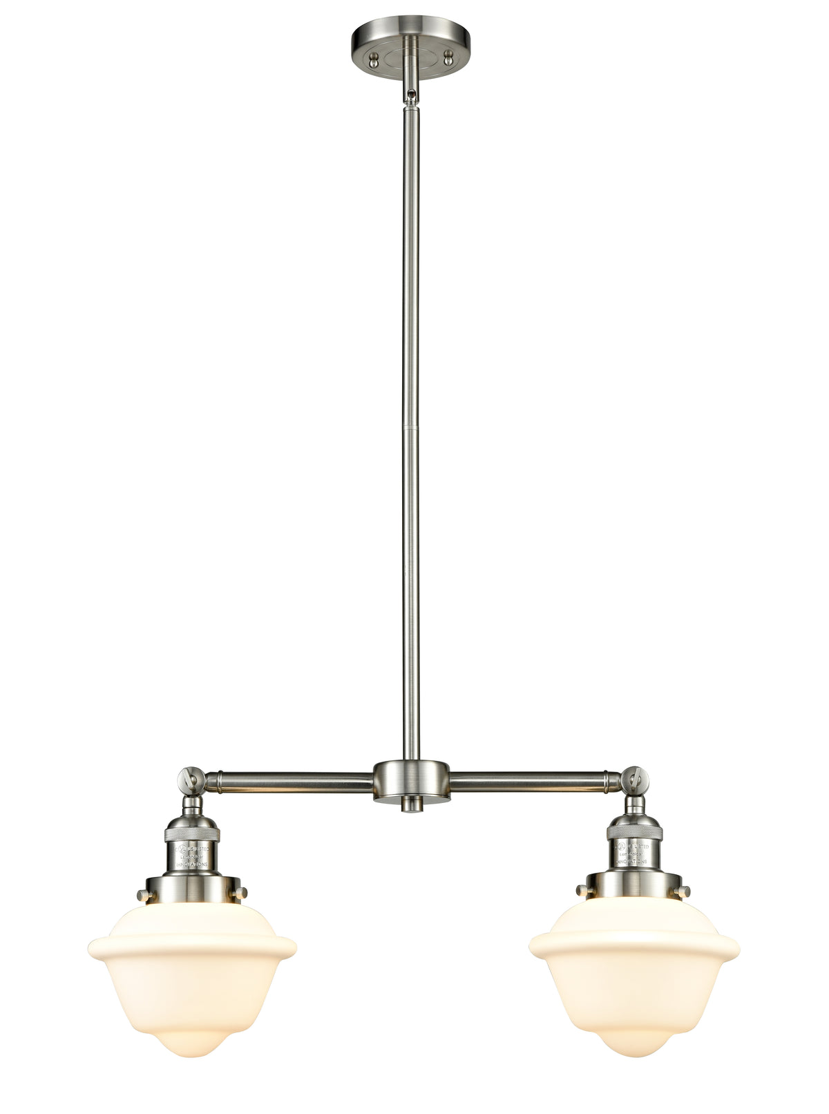 Oxford 24-Inch 2-Light Stem-Hung Island Light