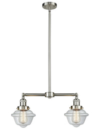 Oxford 24-Inch 2-Light Stem-Hung Island Light