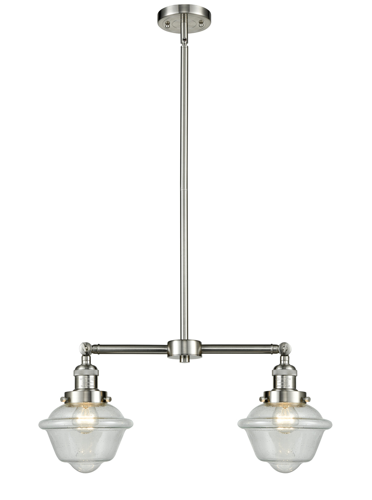 Oxford 24-Inch 2-Light Stem-Hung Island Light
