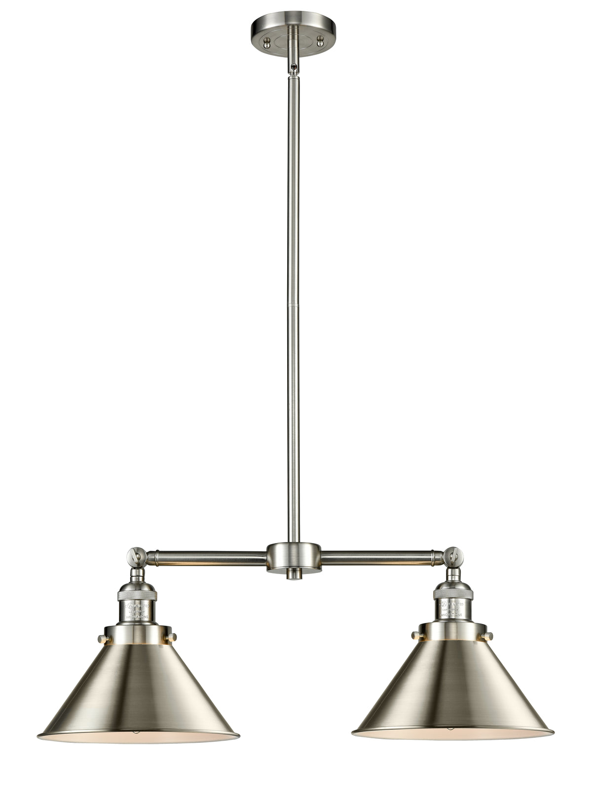Briarcliff 21-Inch 2-Light Stem-Hung Island Light